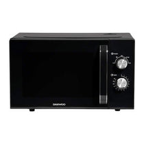 Daewoo Solo Microwave With Auto Defrost Function & 5 Power Settings 800W 23 Litres - Black