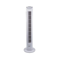 Igenix 29 Inch Oscillating Tower Fan With 3 Speed Settings 7.5 Hour Timer & Remote Control 45W - White