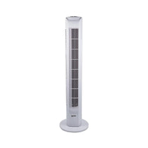Igenix 29 Inch Oscillating Tower Fan With 3 Speed Settings 7.5 Hour Timer & Remote Control 45W - White