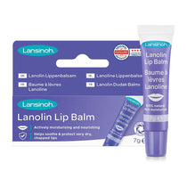 Lansinoh HPA Lanolin Lip Balm 7g Soothes & Protects Dry & Cracked Lips Actively Moisturises - Clear