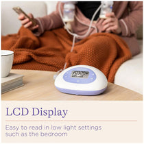 Lansinoh 2-In-1 Double Electric Milk Breast Pump With 2 x 160ml Feeding Bottles - Transparent