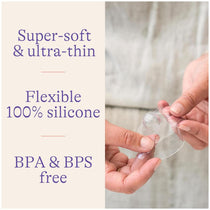 Lansinoh Contact Nipple Shields With Protective Case 24mm 2 Pack - Transparent
