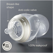 Tommee Tippee Closer To Nature Natural Start Anti-Colic Baby Bottle 150ml 0+ Months - Pack of 3