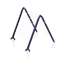 Leifheit Pegasus 110 Bath Folding Clothes Laundry Airer Dryer - Blue/White