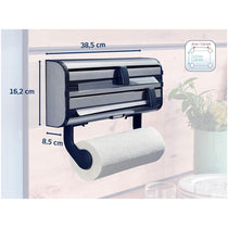 Leifheit Parat Royal II Wall Mounted Kitchen Roll Holder Stainless Steel - Silver