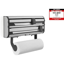 Leifheit Parat Royal II Wall Mounted Kitchen Roll Holder Stainless Steel - Silver