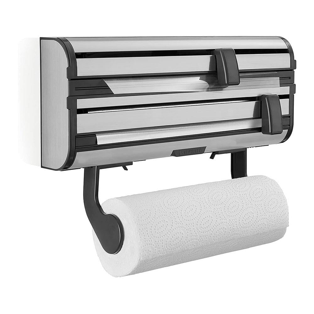 Leifheit Parat Royal II Wall Mounted Kitchen Roll Holder Stainless Steel - Silver
