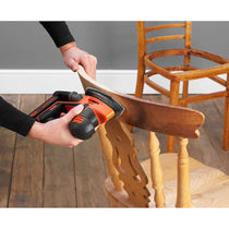 Black & Decker 18V Cordless Mouse Detail Sander Bare Unit - Orange/Black