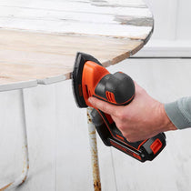 Black & Decker 18V Cordless Mouse Detail Sander Bare Unit - Orange/Black