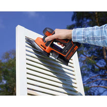Black & Decker 18V Cordless Mouse Detail Sander Bare Unit - Orange/Black