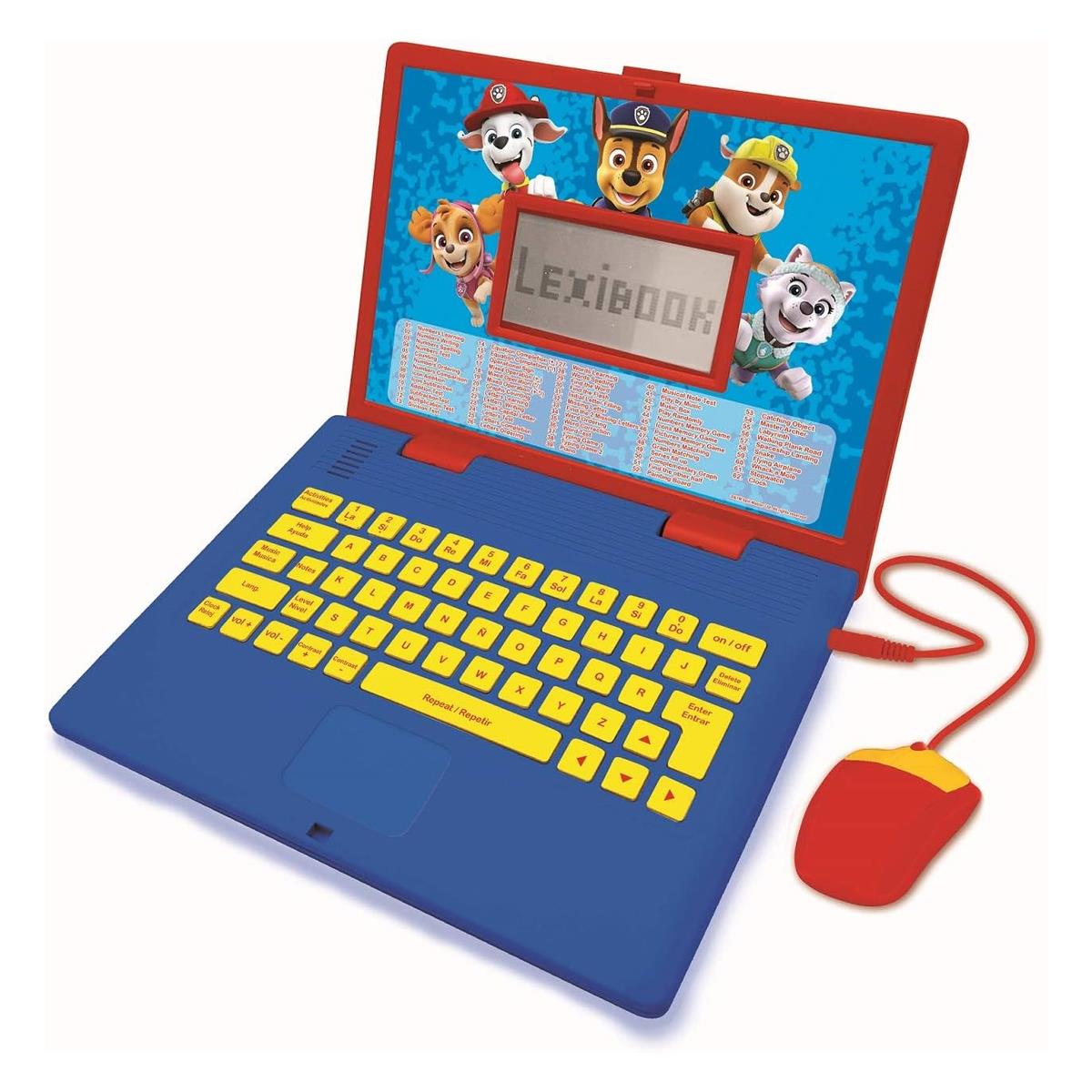 Lexibook Paw Patrol Bilingual Educational Laptop With 124 Activites - Multicolour