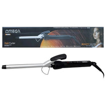 Omega CT-310 Hair Curler Slim Tong 200 Degrees Ceramic Coating Barrel Size 10mm - Black