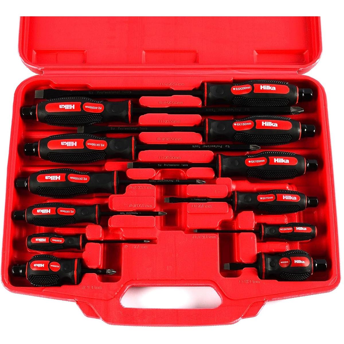 Hilka Pro Craft High Impact Screwdriver Set - 12 Piece