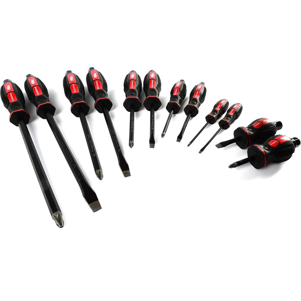 Hilka Pro Craft High Impact Screwdriver Set - 12 Piece