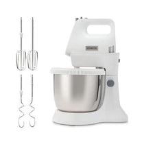 Kenwood Chefette Lite Hand Stand Mixer 5 Variable Speed+ Pulse 450W 3 Litres Stainless Steel Bowl - White