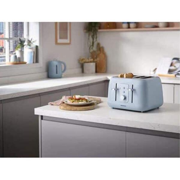 Kenwood Dawn 4 Slice Toaster With 5 Browning Settings 1800W - Stone Blue
