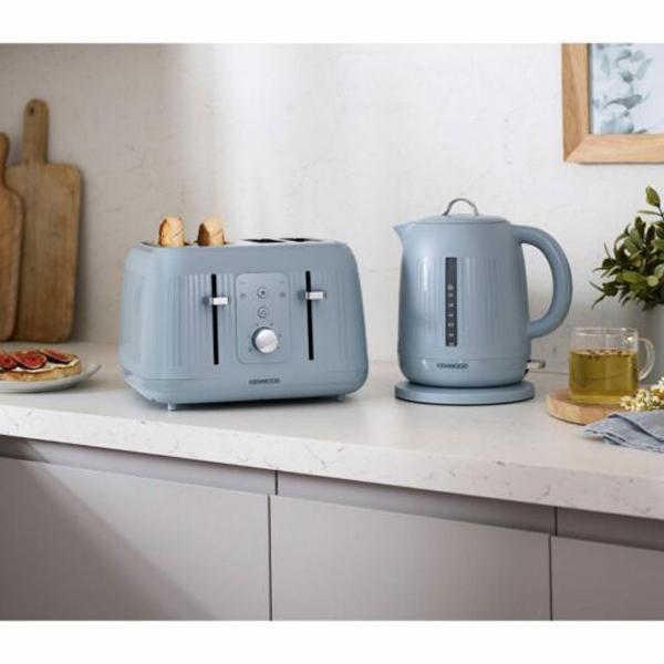 Kenwood Dawn 4 Slice Toaster With 5 Browning Settings 1800W - Stone Blue