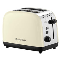 Russell Hobbs 2 Slice Toaster Stainless Steel 1670W - Cream