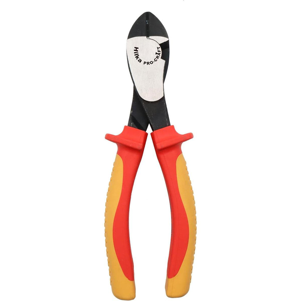 Hilka Tools 7 Inch Heavy Duty Side Cutters VDE Pliers (180mm) - Orange
