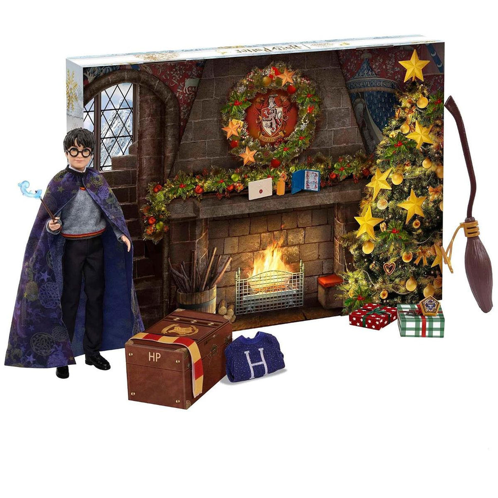Mattel Harry Potter Gryffindor Advent Calendar With 12 Inch Doll 24 Surprise Accessories - Multicolour