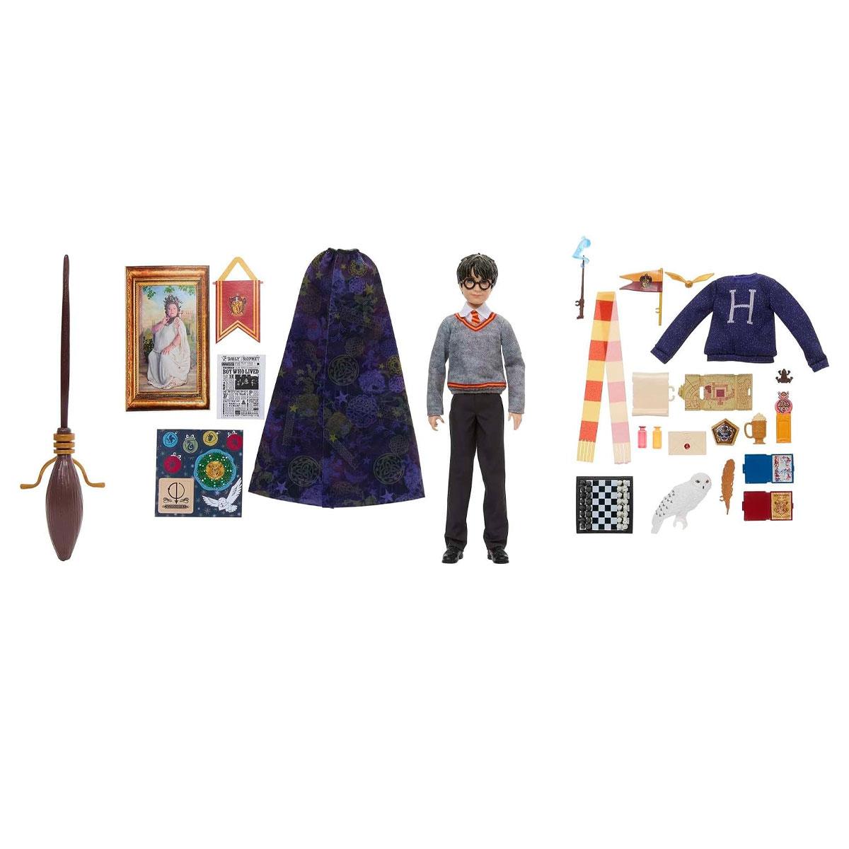 Mattel Harry Potter Gryffindor Advent Calendar With 12 Inch Doll 24 Surprise Accessories - Multicolour