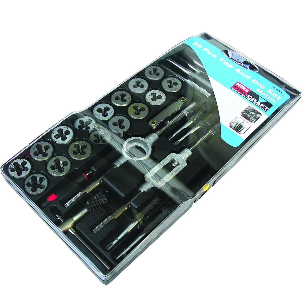 Hilka Tools Tap & Die Set Metric - 39 Pieces Secondary image