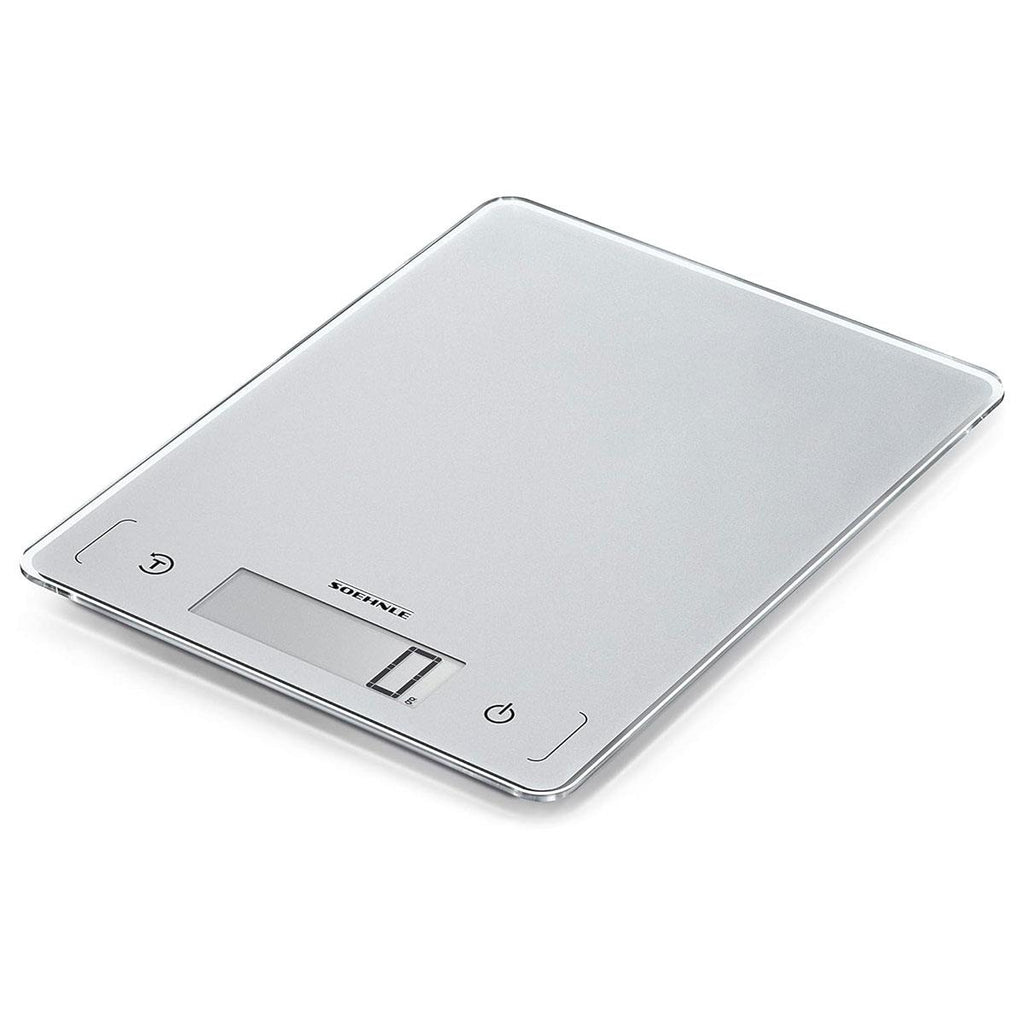 Soehnle Page Comfort 300 Slim Digital Kitchen Scale Weighs To 10kg - Silver