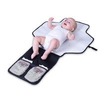 Red Kite Baby On The Go Changing Mat -  Grey Weave