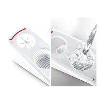 Leifheit ComfortLine Combi Egg Cutter Stainless Steel Mushrooms & Potatoes Cutters 3 In 1 Function - White/Red