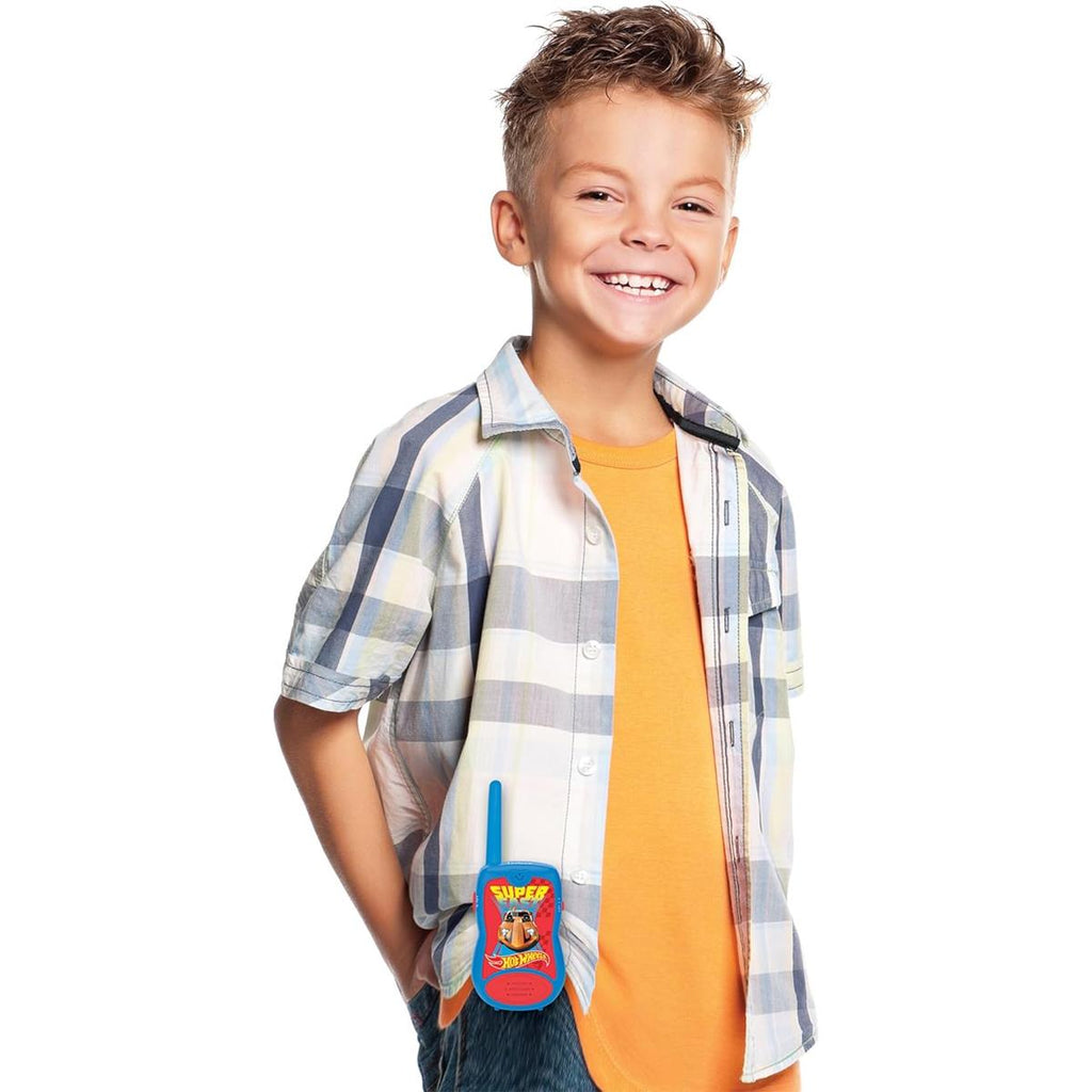 Lexibook Hot Wheels Walkie-Talkies With 200M Transmission Range - Red/Blue