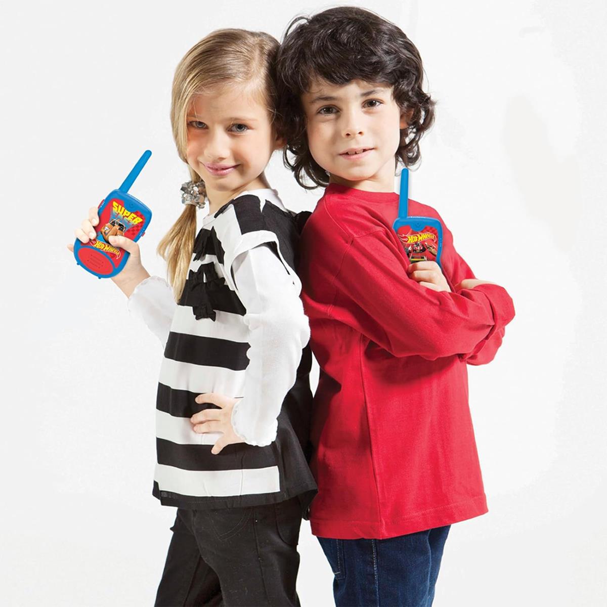 Lexibook Hot Wheels Walkie-Talkies With 200M Transmission Range - Red/Blue