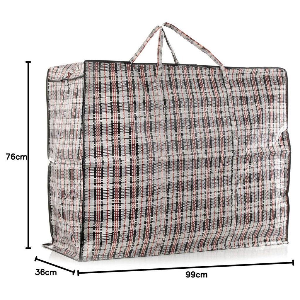 Orwell PVC Laundry Bag Super Jumbo Rectangular With Handle 99L x 76W x 36H cm - White