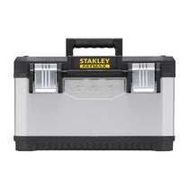 Stanley FatMax 20 Inch Deep Toolbox Storage With Heavy Duty Metal Latch - Black/Yellow