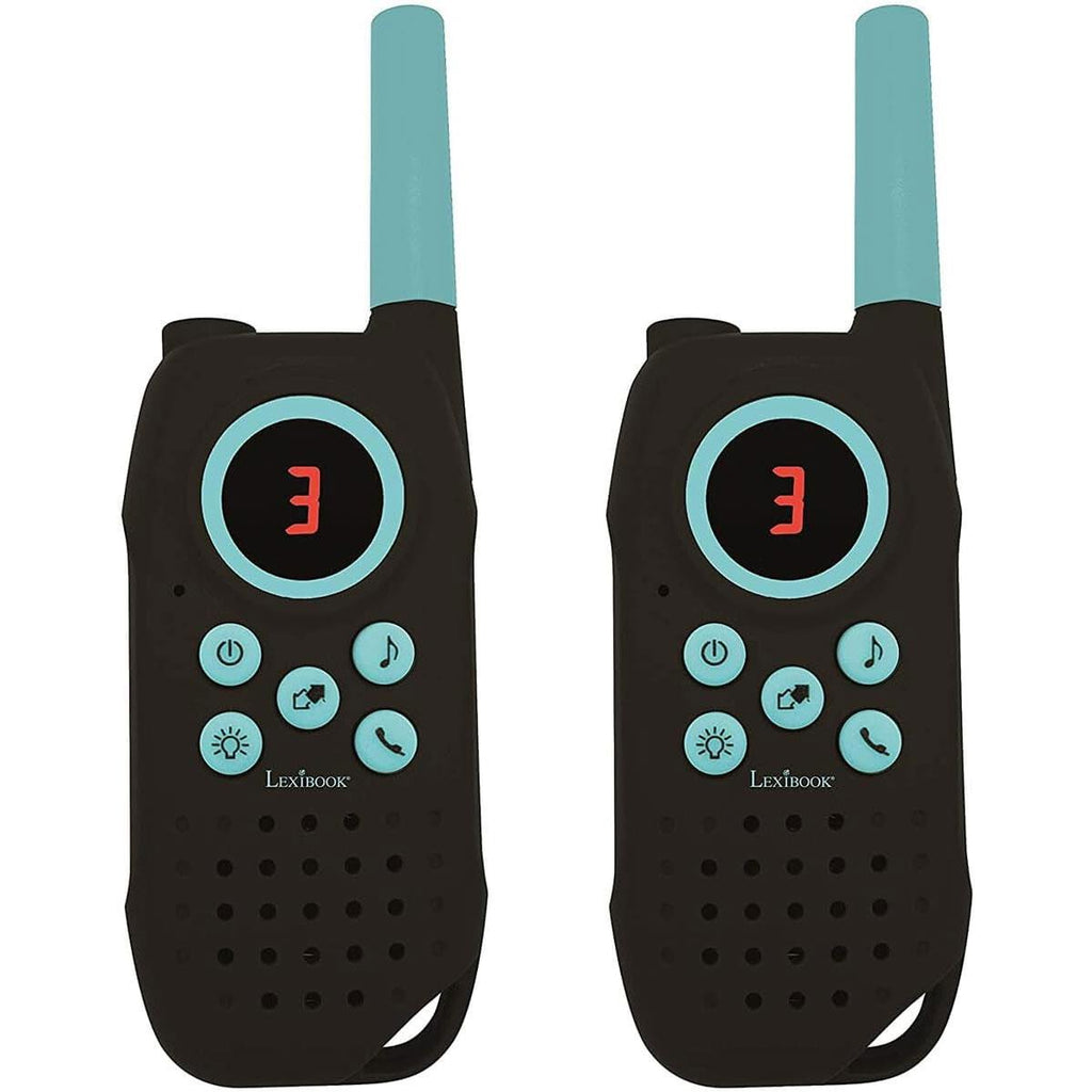 Lexibook Walkie Talkies with 5Km Range Powerful Digital Sound Kids Communication Game Belt Clip Multicolour