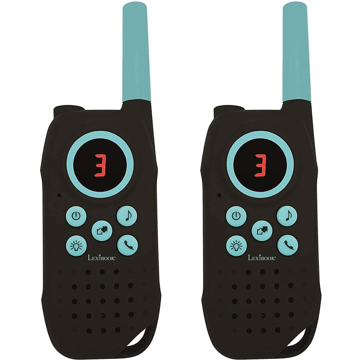 Lexibook Walkie Talkies with 5Km Range Powerful Digital Sound Kids Communication Game Belt Clip Multicolour