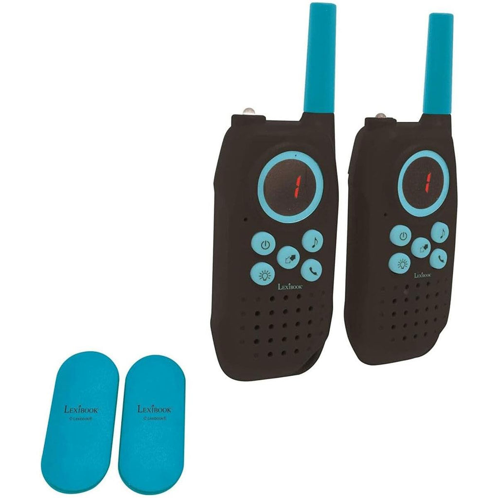 Lexibook Walkie Talkies with 5Km Range Powerful Digital Sound Kids Communication Game Belt Clip Multicolour