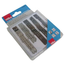 Hilka Tools Jigsaw Blade Set Universal Suitable For Wood Plastic & Metal - 10 Piece