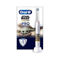 Oral-B Star Wars Mandalorian Pro Junior Kids Electric Toothbrush 1 Toothbrush Head With 3 Modes Ages 6+ - White