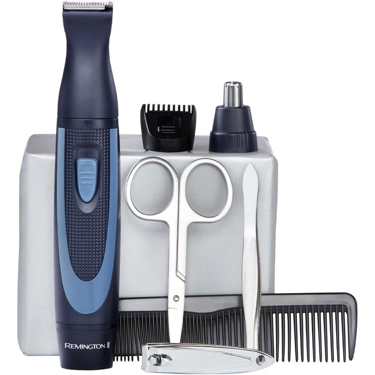 Remington Hygiene Travel Kit 13 Piece Grooming & Trimming Set Black