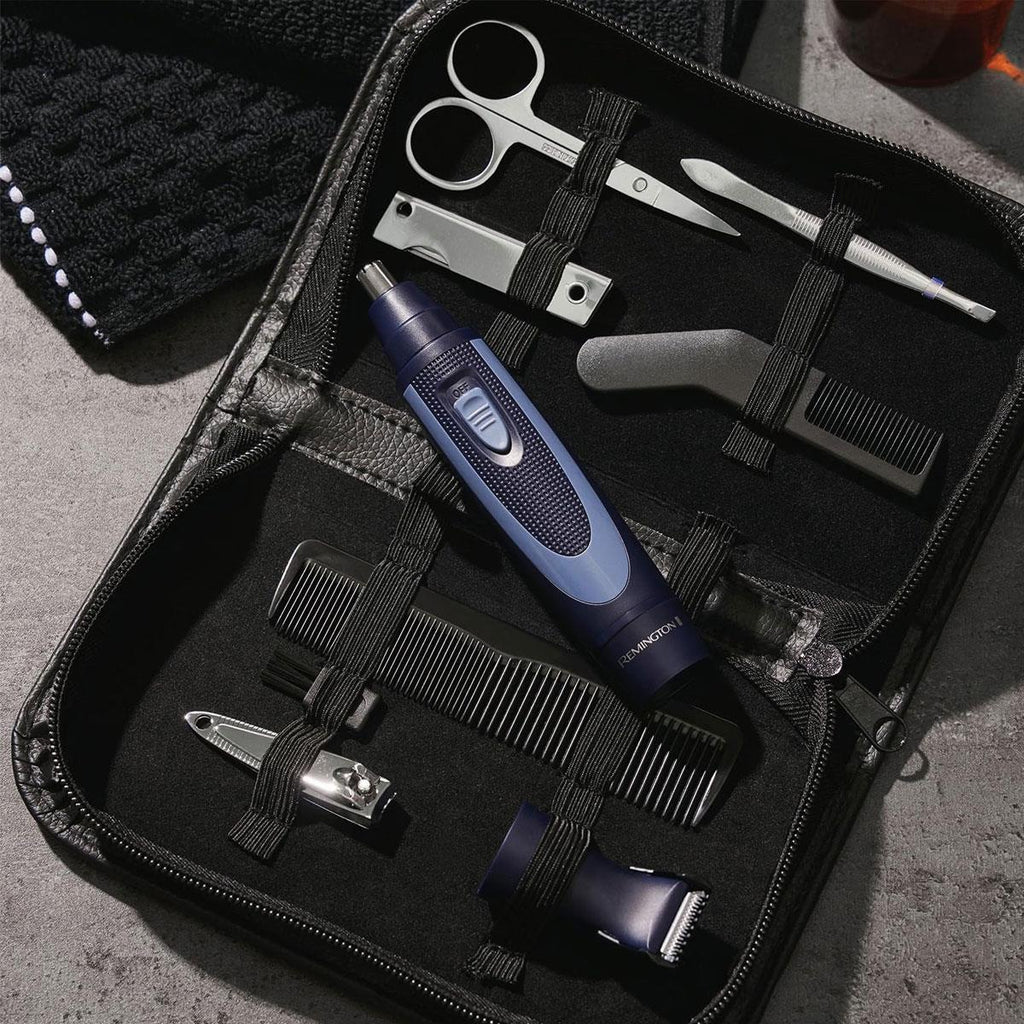 Remington Hygiene Travel Kit 13 Piece Grooming & Trimming Set Black