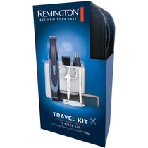 Remington Hygiene Travel Kit 13 Piece Grooming & Trimming Set Black
