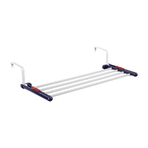 Leifheit Quartett 20 Radiator Clothes Dryer Over Door Drying Rack 2m Blue White