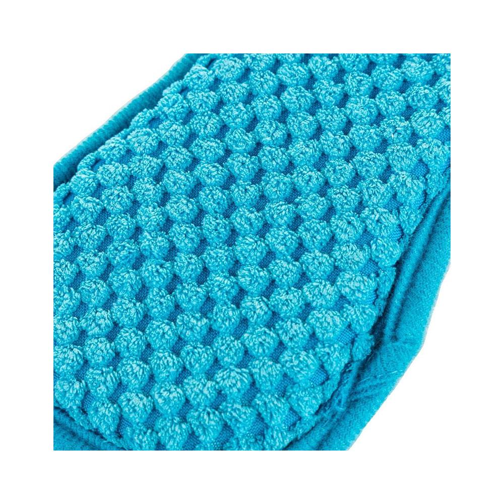 Minky Microfibre Cloth Anti-Bacterial Bathroom Cleaning Pad Scourer - Blue