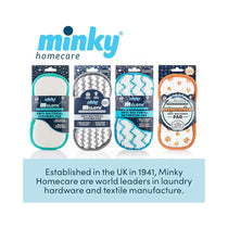Minky Microfibre Cloth Anti-Bacterial Bathroom Cleaning Pad Scourer - Blue