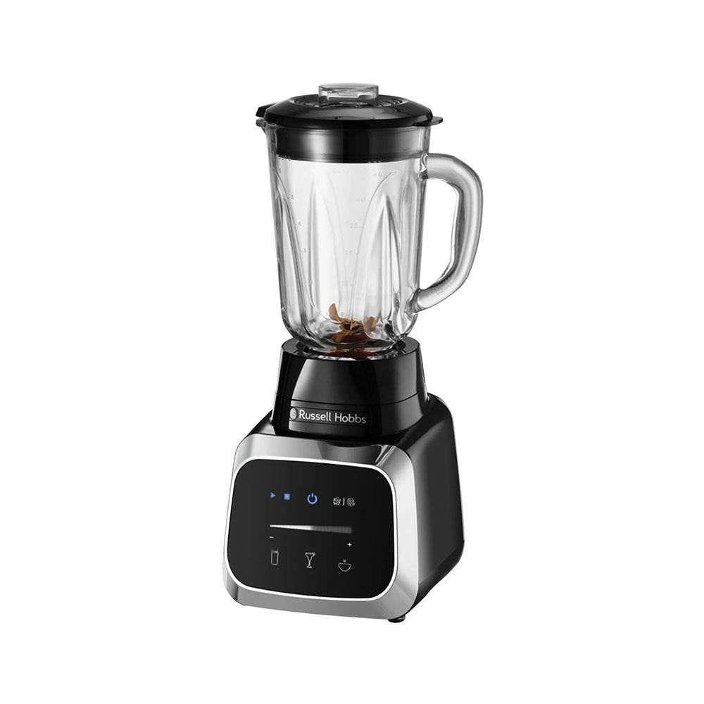 Russell Hobbs Sensigence Jug Blender With Touchscreen Ice Crush & Pulse Function 1000W 1.5 Litres Glass Jug - Black
