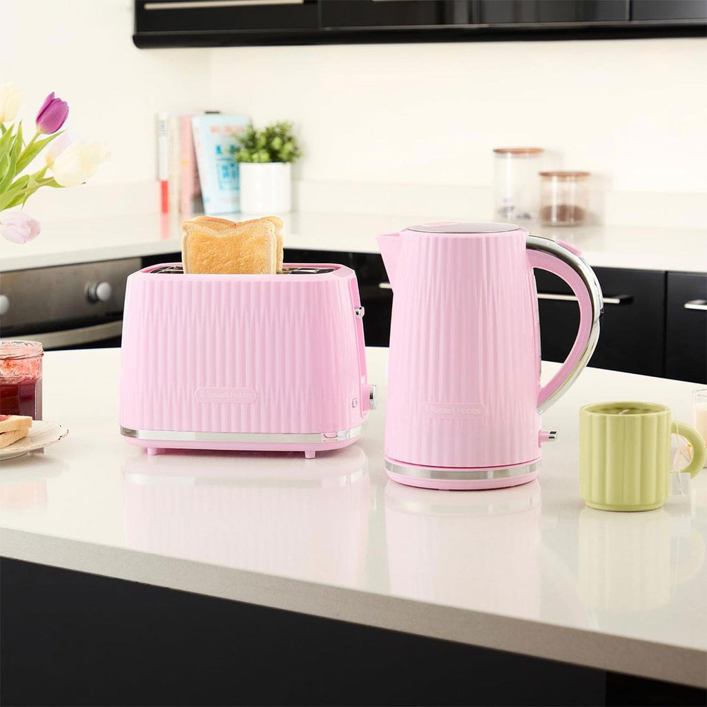 Russell Hobbs Eden 2 Slice Toaster 6 Variable Browning Settings 800W - Raspberry