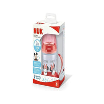 NUK First Choice Learner Bottle Cup Sippy Cup Anti-Colic Vent Disney Minnie Mouse 150ml 6-18 Months - Red