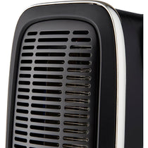 Swan Vertical Fan Heater With 2 Heat Settings Adjustable Thermostat 2000W - Black & Chrome