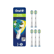 Oral-B Floss Action Electric Toothbrush Replacement Brush Heads 5 Pack - White