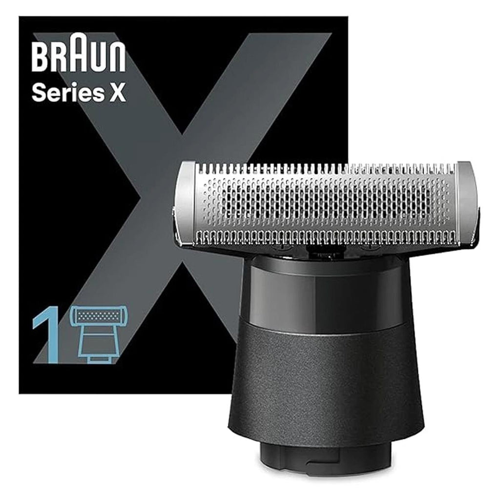 Braun Series X Replacement Blade 4D-Blade With Two-Way Comb & Flex Head - Black